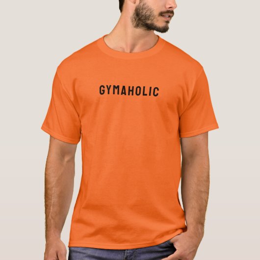Heren Basic T-Shirt | Gymaholic (Voorkant)