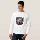 Heren Basic T-shirt met capuchon (Voorkant volledig)