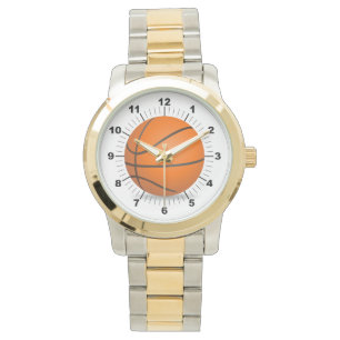 Heren Basketbal Overmaatse Tweekleurige Armband Ho Horloge