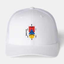 Heren Bauhaus Design Honkbalpet & Trucker Hoed