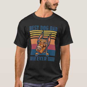 Heren Beste Dobermann Papa Ooit Hond Papa Vaderda T-shirt