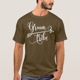 Heren Bruidegom Stam Overeenkomstige Schattige Pij T-shirt