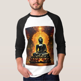 Heren Buddha Logo T-Shirt | Vrede & Meditatie Des