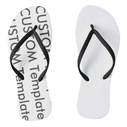 Heren Custom Thong Havaianas® Style Flip Flops (Voetbed)