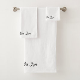 Heren & Dames Badhanddoekenset Bad Handdoek
