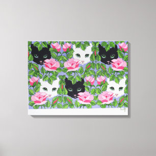 Heren die naar jou kijken canvas afdruk