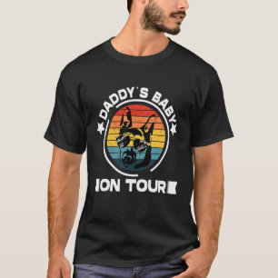 Heren Duitse Herdershond Pappas Hond Op Tour Hond T-shirt