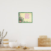 Heren en zoet poster (Keuken)