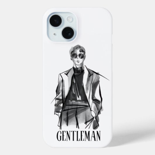 Heren Esthetische iPhone Hoes (Achterkant)