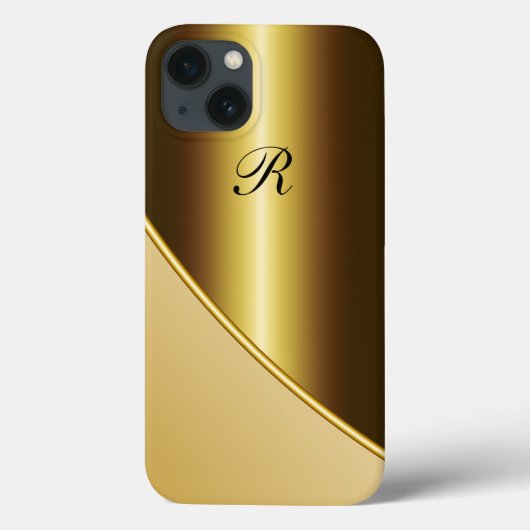 Heren Goud Zakelijk Case-Mate iPhone Case (Achterkant)