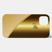 Heren Goud Zakelijk Case-Mate iPhone Case (Achterkant (horizontaal))