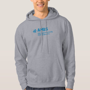 Heren grijs hoodie met AMBS logo