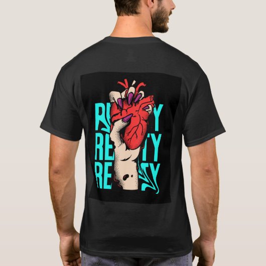Heren half mouw shirt (Achterkant)