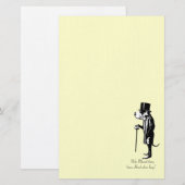 Heren Hond Briefpapier (Voorkant / Achterkant)
