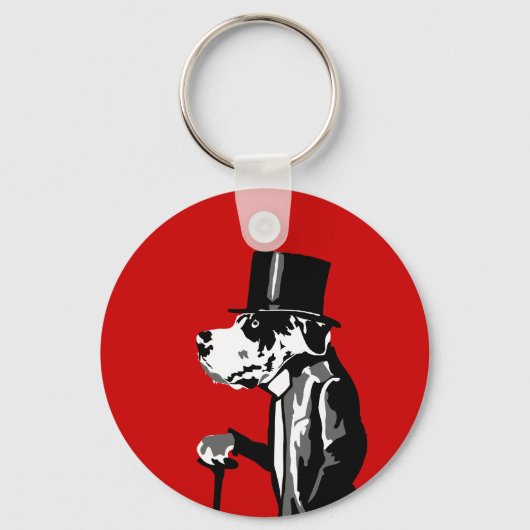 Heren Hond Sleutelhanger (Voorkant)