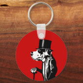 Heren Hond Sleutelhanger (Voorkant)
