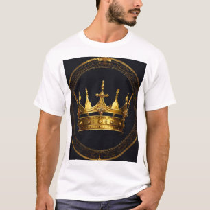 Heren King Logo T-shirt Crown Royal Style T-shir
