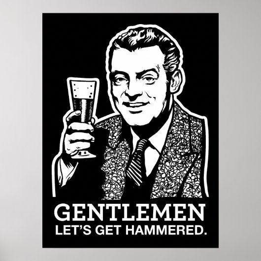 Heren, laten we Hammered Poster halen (Voorkant)