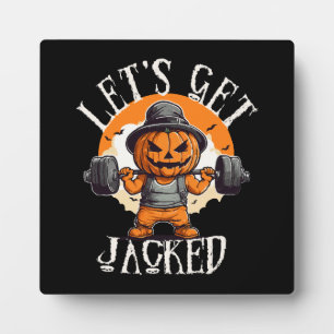 Heren Laten we Jacken Pomp Jack-O-Lantern Grappig Fotoplaat