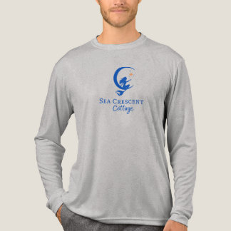 Heren logo lange mouw Tri-Blend shirt
