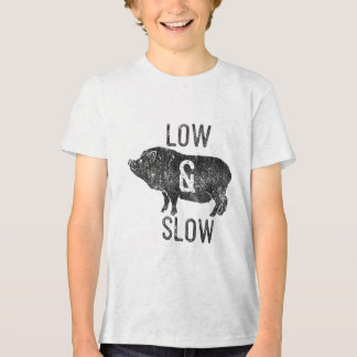 Heren Low And Slow Bbq And Smoker Officieel _1  Tri-Blend Shirt