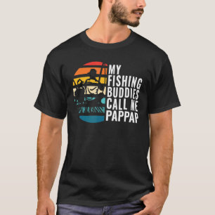 Heren Mijn Visvrienden Noemen Me Pappap Visser F T-shirt