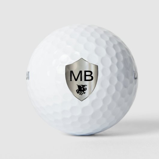 Heren Monogram Golfballen (Voorkant)