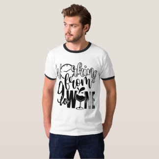 Heren Premium Grafische Print Katoenen T-Shirt
