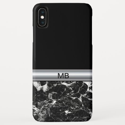 Heren professioneel monogram ontwerp Case-Mate iPhone case (Achterkant)