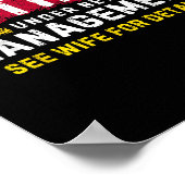 Heren Retro Niet Meer in Actieve Dienst Onder Nieu Poster (Hoek)