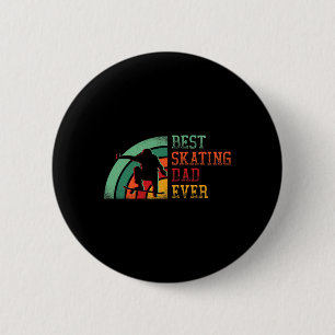 Heren Skateboard Retro Vintage Kunst Skateboarden Ronde Button 5,7 Cm