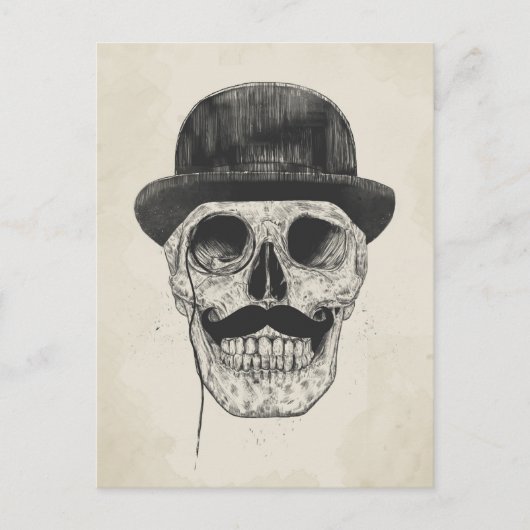 Heren sterven nooit briefkaart (Voorkant)