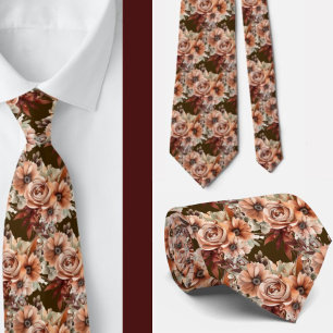 Heren stropdas Bloemenhalsdoek voor bruiloft & e