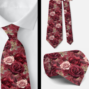 Heren stropdas Bloemenhalsdoek voor bruiloft en