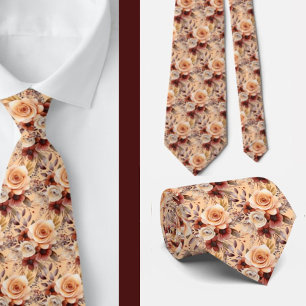 Heren stropdas Bloemenhalsdoek voor bruiloft en