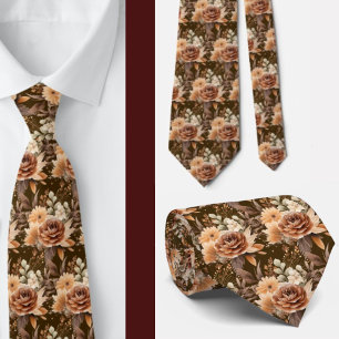 Heren stropdas Bloemenhalsdoek voor bruiloft en