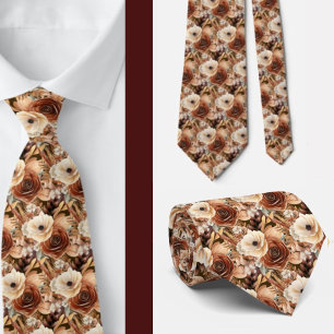 Heren stropdas Bloemenhalsdoek voor bruiloft en