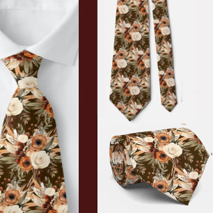 Heren stropdas Bloemenhalsdoek voor bruiloft en