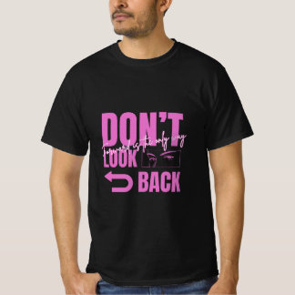 Heren T-shirt Kijk Niet Om