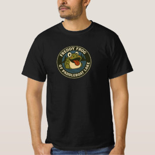 Heren T-shirt Kikker op Rondvaartboot T-shirt