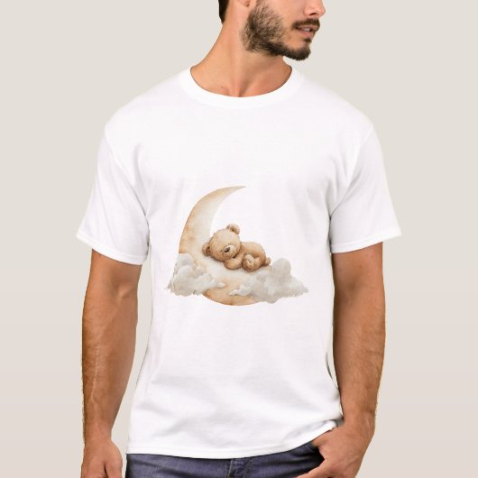 Heren T-shirt met Beer (Voorkant)