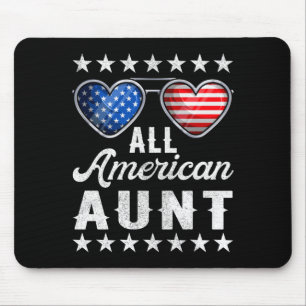 Heren tante fourth of july shirt dames amerikaans muismat