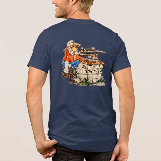 Heren Tri-Blend Shirt (Achterkant)