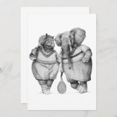 Heren van het Hof (B&W) Kaart (Voorkant / Achterkant)