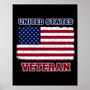 Heren Veteranen T-shirt Voor Mannen - Verenigde St Poster