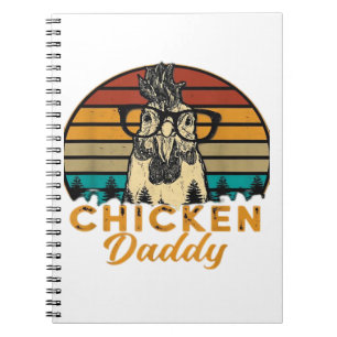 Heren Vintage Kip Daddy Kip Vader Boerderij Notitieboek