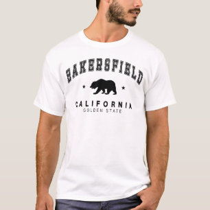 Heren Wit Bakersfield - Grizzly Beer Design T-shirt
