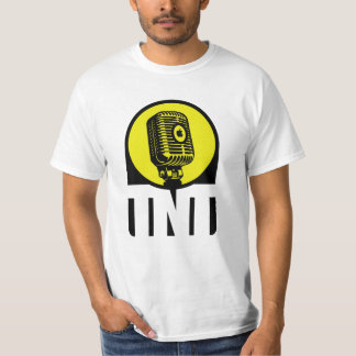 Heren Witte Donderdagavond Tanked Voor- en Achterk T-shirt