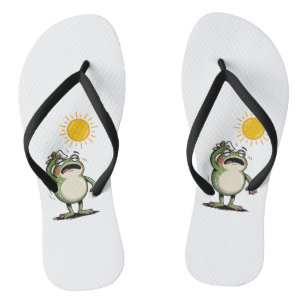 Heren Zen Frog Sunny Day Flip-Flops - Relaxed Teenslippers