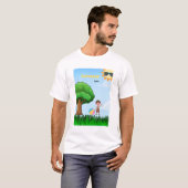 Heren zomer T-shirt (Voorkant volledig)